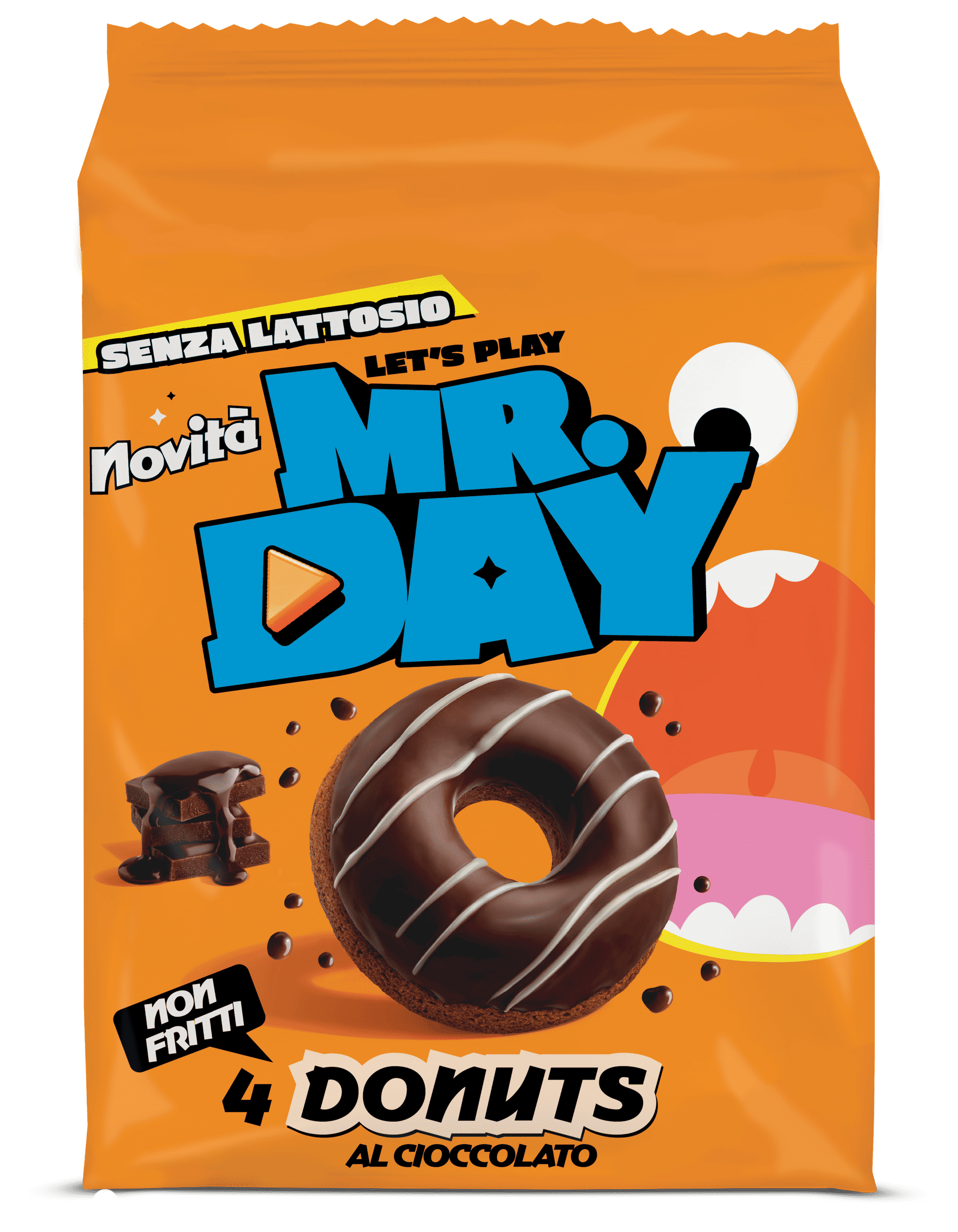 Confezione dei Donuts al cioccolato di Mr.Day