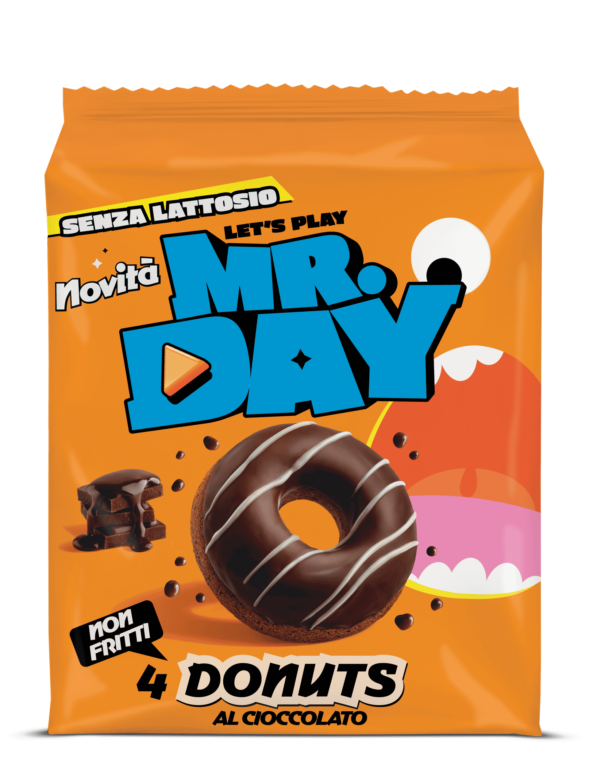 Confezione di donuts al cioccolato di Mr.Day
